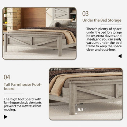 3-Piece Farmhouse Bedroom Sets Full & Queen Size