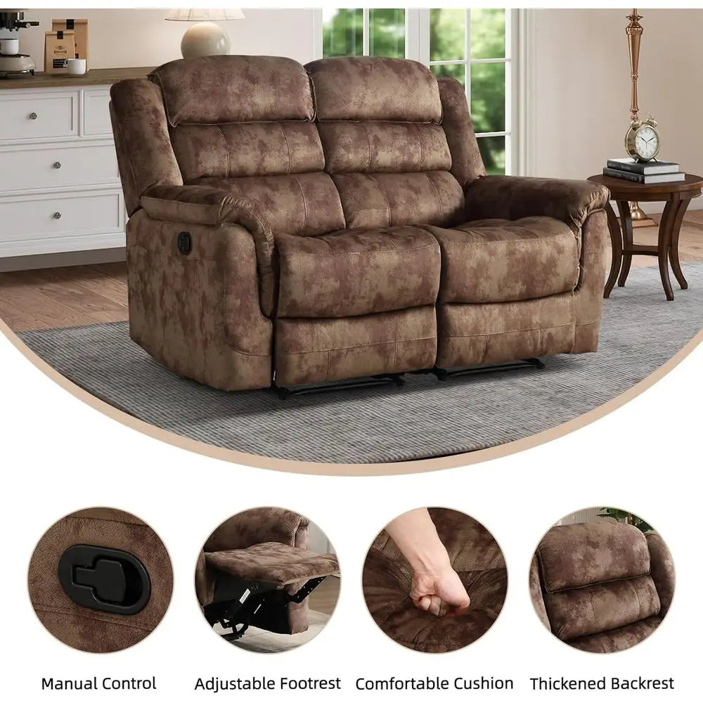 2-Seat Dual Reclining Sofa