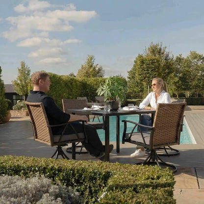 5-Piece, Outdoor Patio Dining Set with Cushions