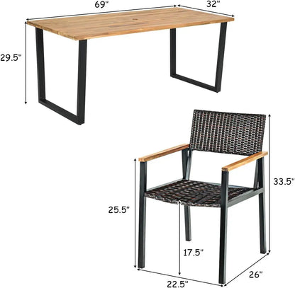 7 Piece Outdoor Dining Set