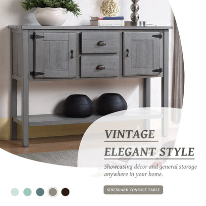 Console Table with 2 Drawers & Cabinets