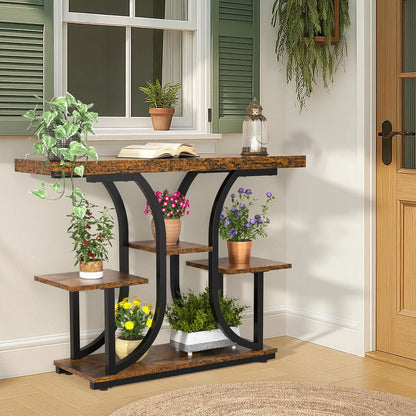 Farmhouse Industrial, Console Table for Hallway, Entryway or Foyer
