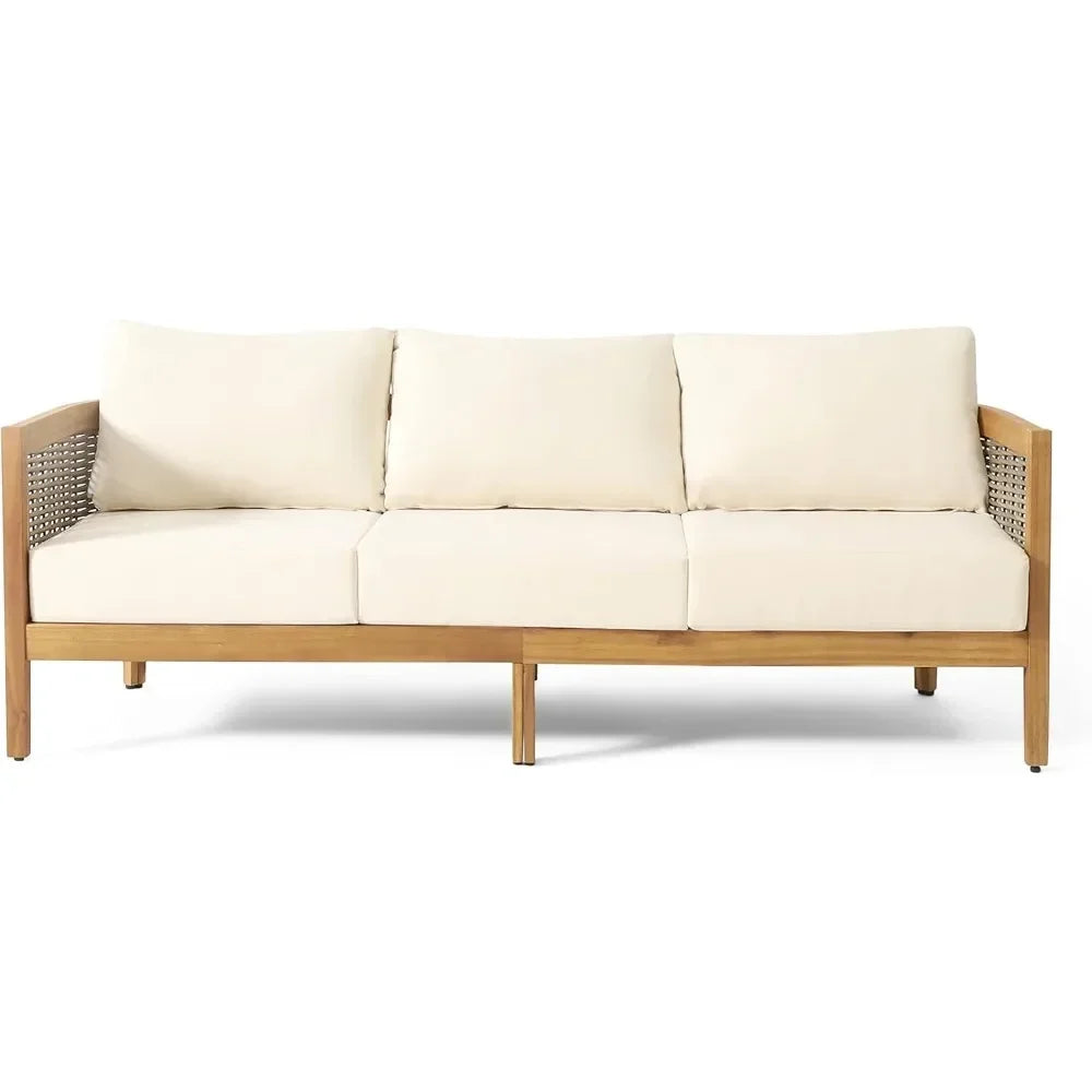Outdoor Wooden Sofa for Backyard Patio