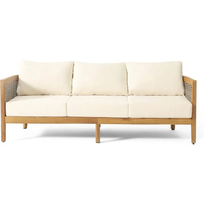 Outdoor Wooden Sofa for Backyard Patio