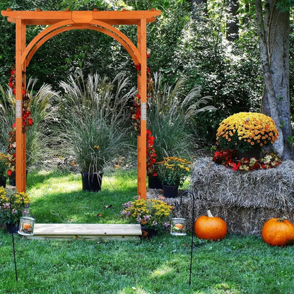 Wooden Garden Trellis Arch for Climbing Plants