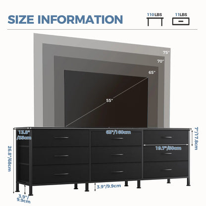 Chest of Drawers for Bedroom or TV Stand for Living Room