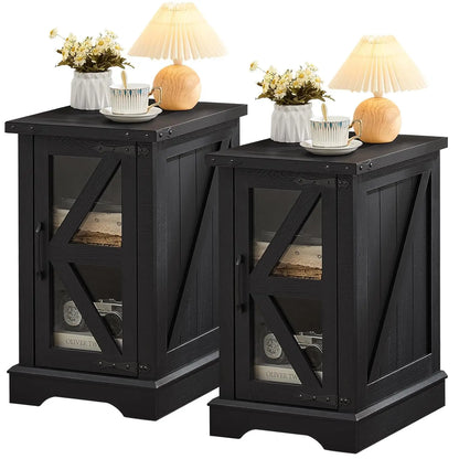 Set of 2, Farmhouse End Tables