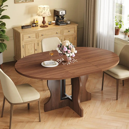 Extendable Wooden Dining Table seats 4-6