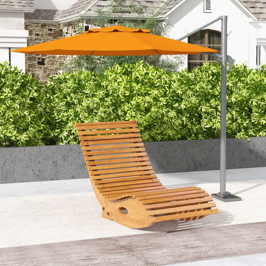 Outdoor Wooden Rocking Chair