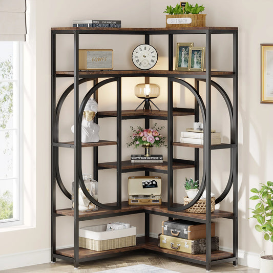 Large Modern Corner Bookcase