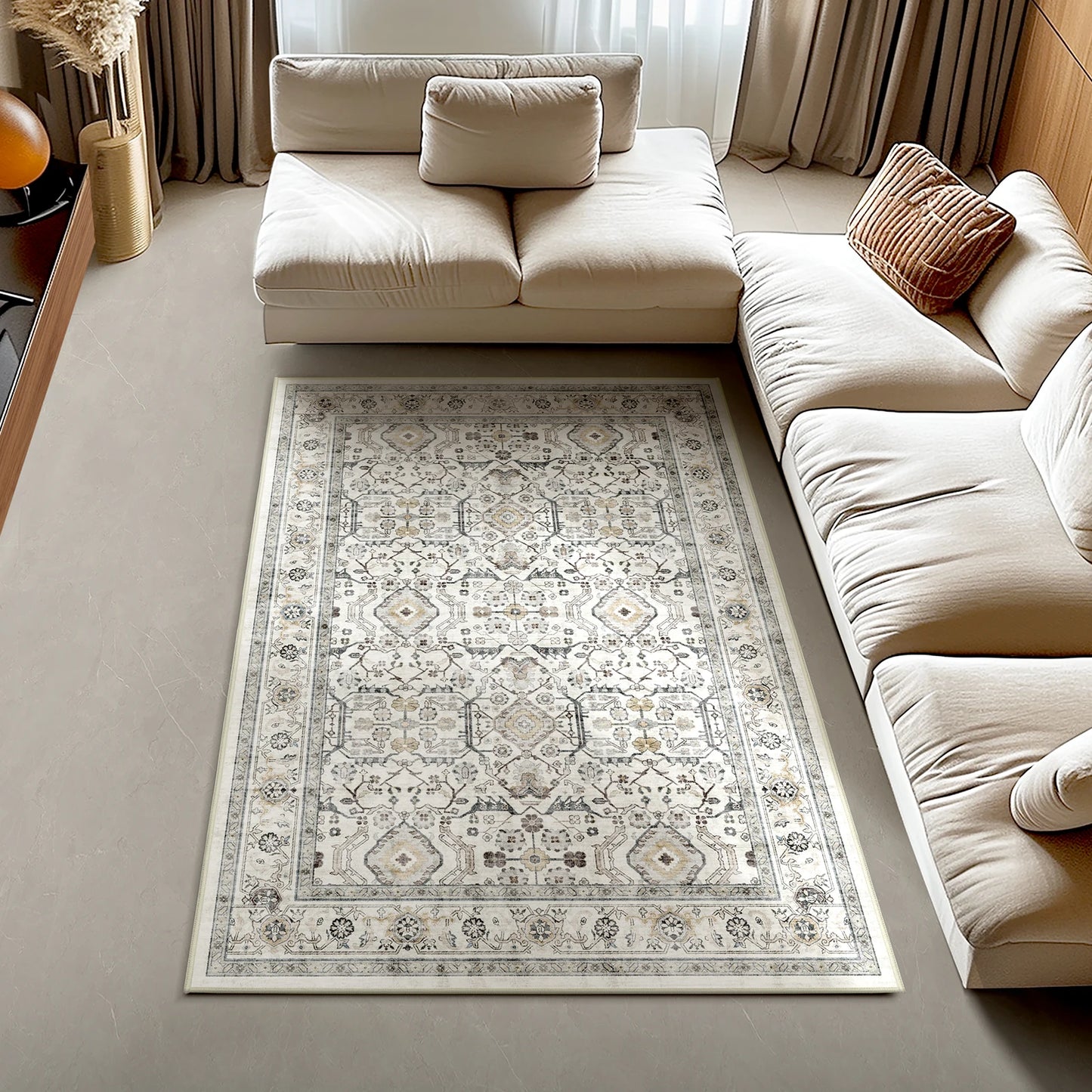 Vintage Area Rugs for Living Room and Bedroom