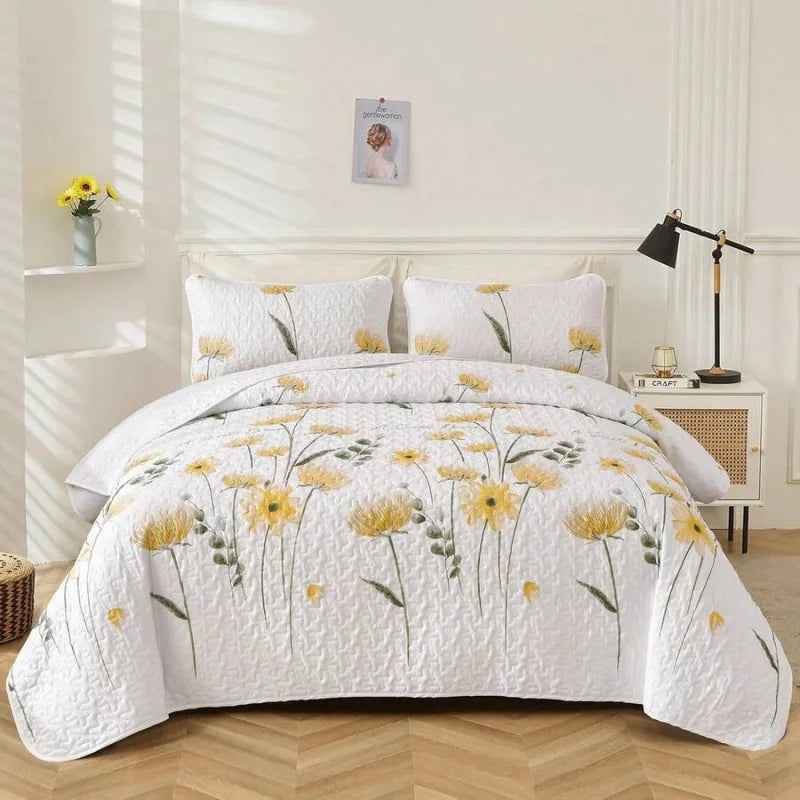 3 Piece Bedding Set for Twin, Full, Queen, or King Size