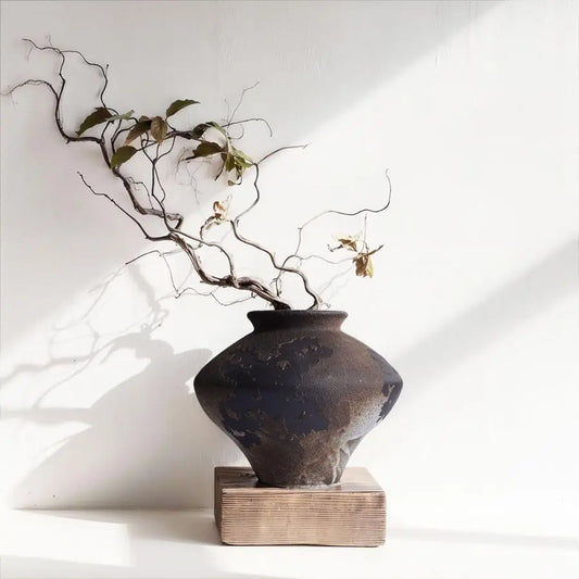 Rustic Farmhouse Pottery Vase