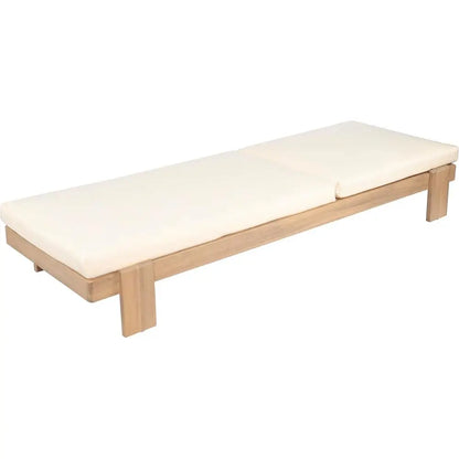 Acacia Wood Outdoor Chaise Lounge