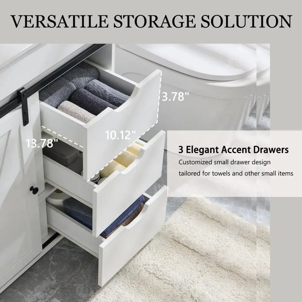 Farmhouse Bathroom Vanity with Sink