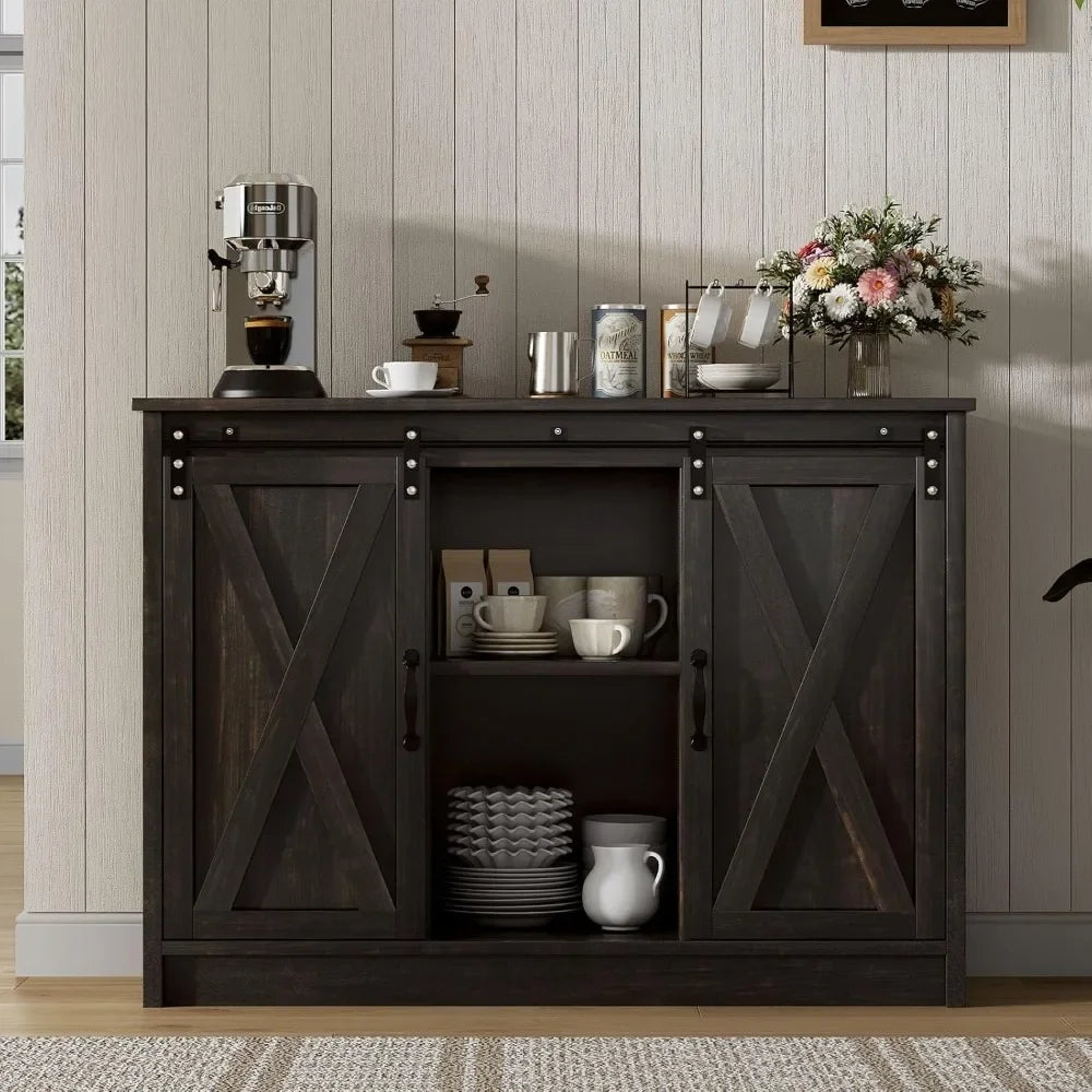 Farmhouse Style Sideboard Buffet or Coffee Bar