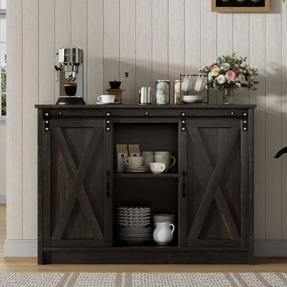 Farmhouse Style Sideboard Buffet or Coffee Bar