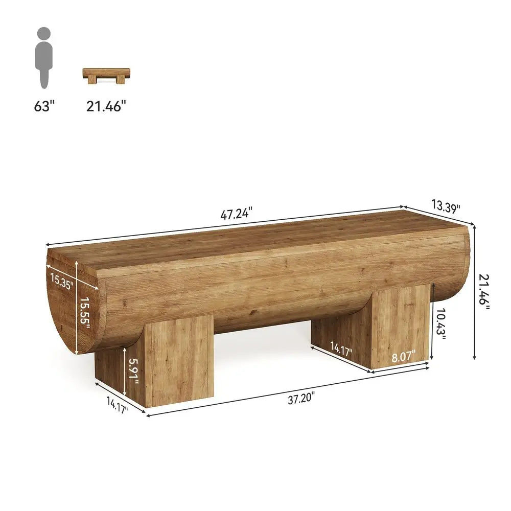 Farmhouse Indoor Entry Bench Seat