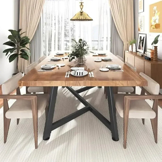 Solid Wood Dining Table seats 6