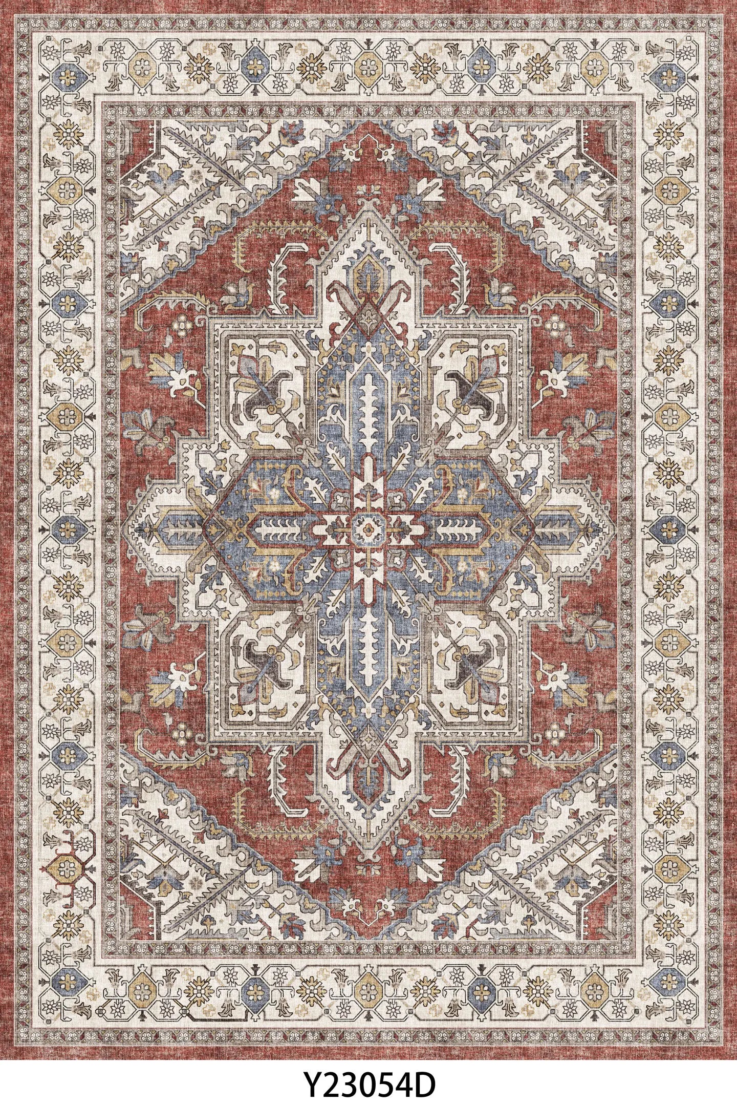 Vintage Area Rugs for Living Room and Bedroom