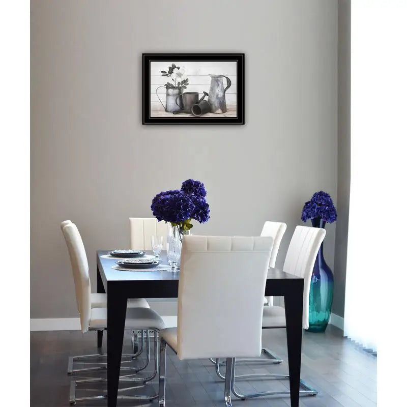 Framed Floral Farmhouse Print