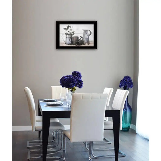 Framed Floral Farmhouse Print