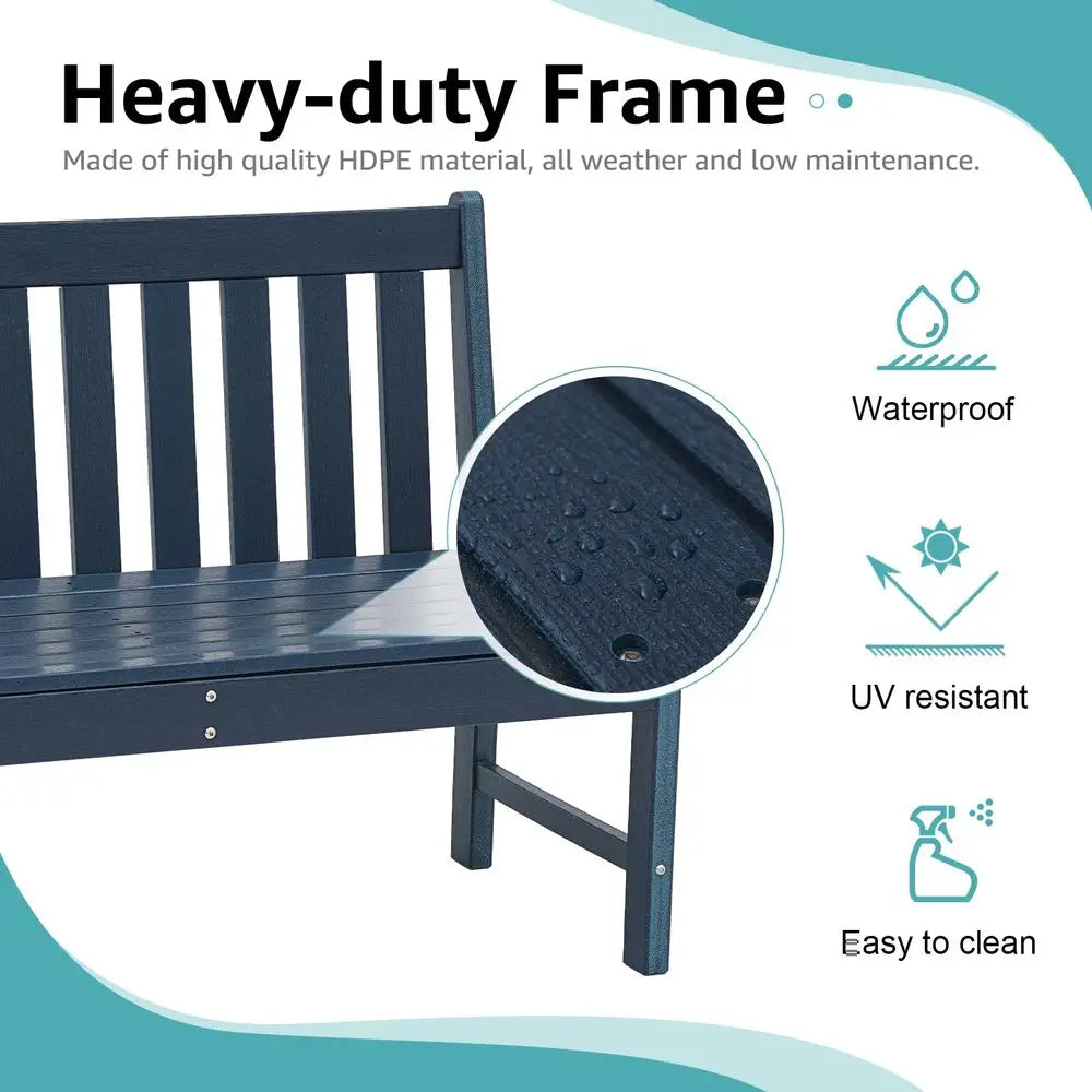 All Weather Outdoor Patio Bench