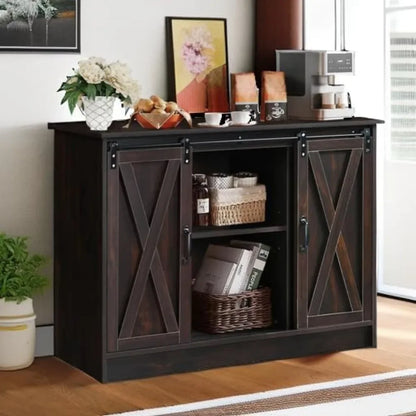 Farmhouse Style Sideboard Buffet or Coffee Bar