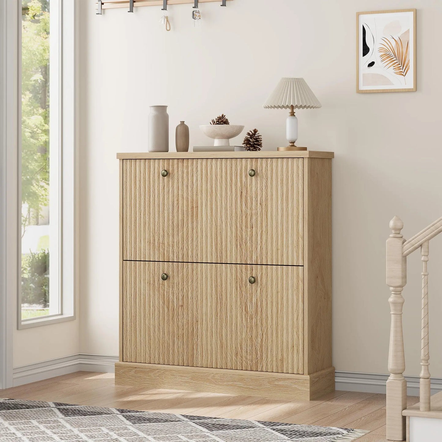 Shoe Cabinet Organizer for Entryway, Hallway or Foyer