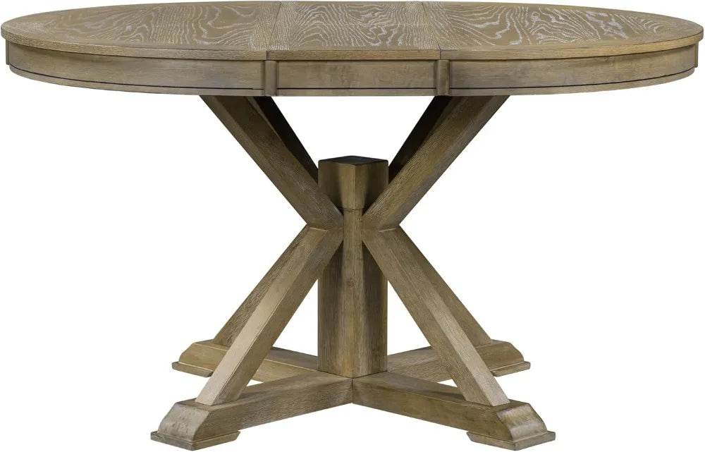 Extendable Farmhouse Dining Table seats 6