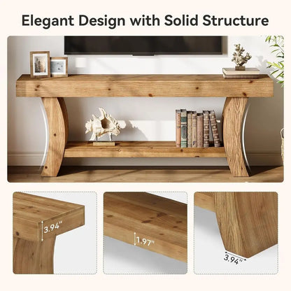 Farmhouse TV Stand or Entryway Table