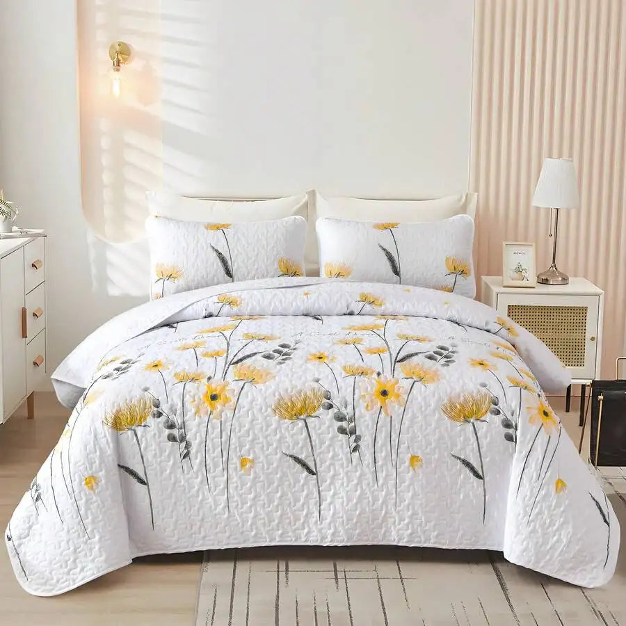 3 Piece Bedding Set for Twin, Full, Queen, or King Size