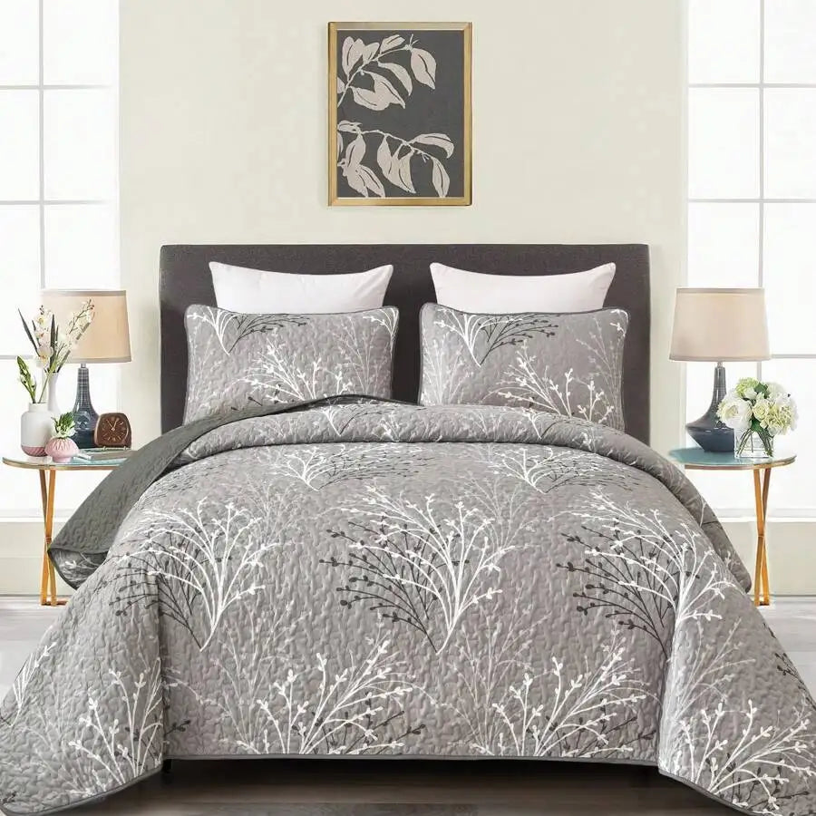 3 Piece Bedding Set for Twin, Full, Queen, or King Size
