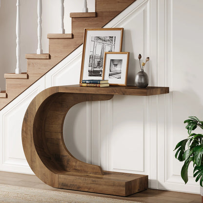Farmhouse Console Table for Entryway, Hallway or Living Room