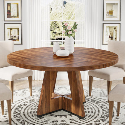 Round Wooden Dining Table