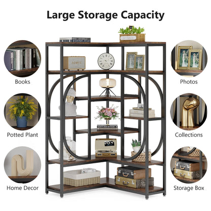 Large Modern Corner Bookcase