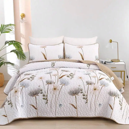 3 Piece Bedding Set for Twin, Full, Queen, or King Size