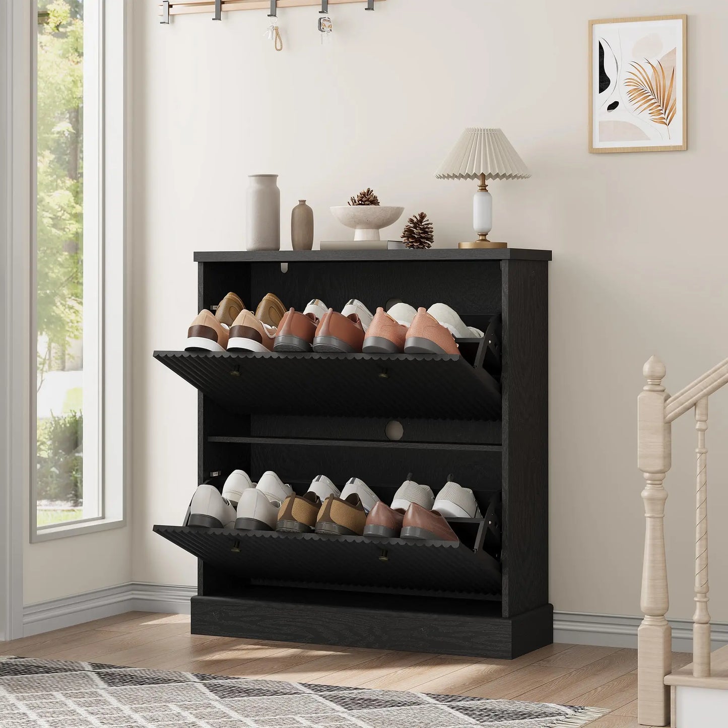 Shoe Cabinet Organizer for Entryway, Hallway or Foyer