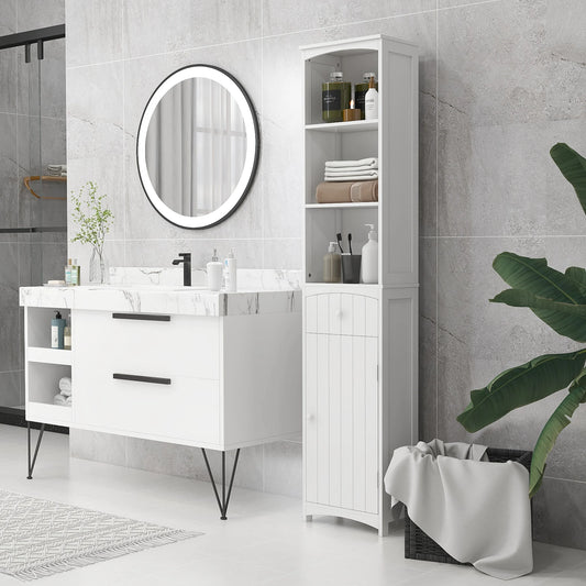 67" Tall Storage Cabinet for Bathroom