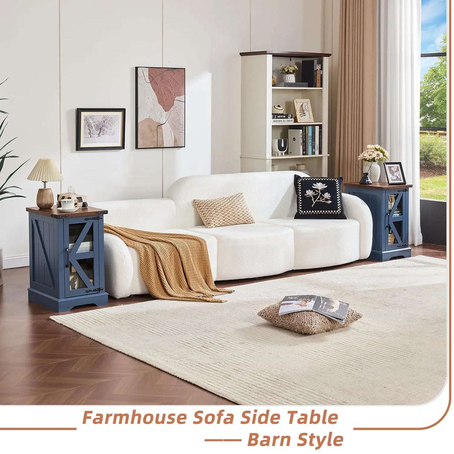 Set of 2, Farmhouse End Tables