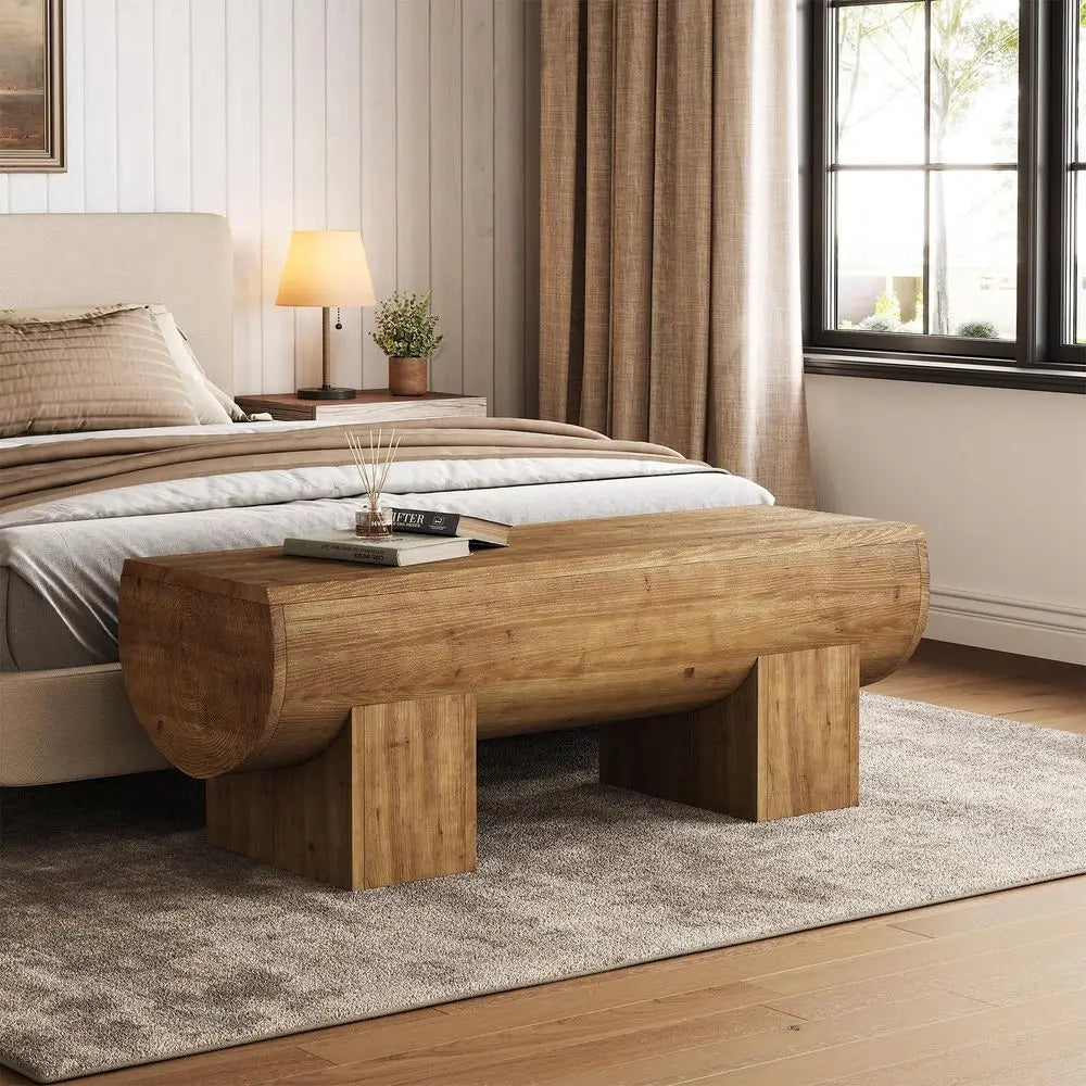 Farmhouse Indoor Entry Bench Seat