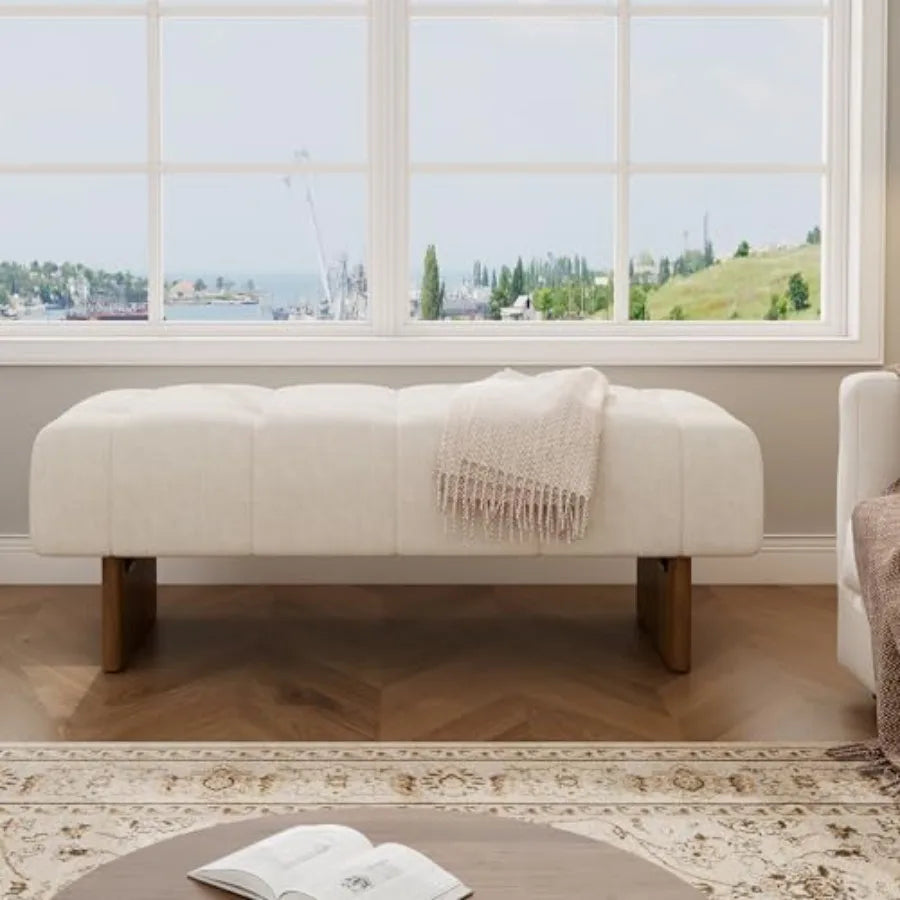 Modern Upholstered Ottoman Bench