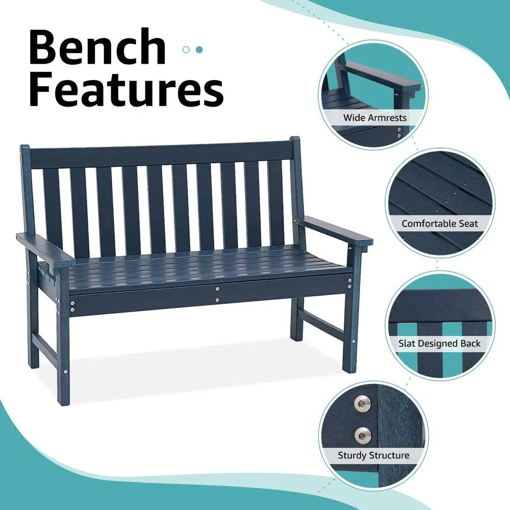 All Weather Outdoor Patio Bench