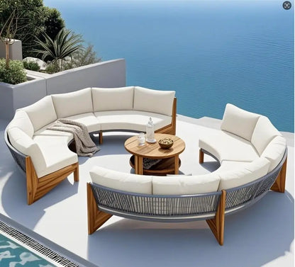 Outdoor Patio Sofa Sets with Coffee Tables