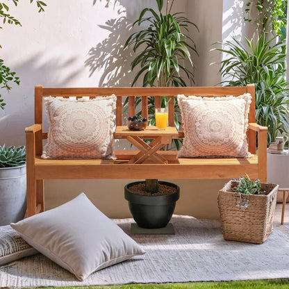 Outdoor Loveseat Bench for Patio or Balcony