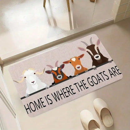 Farmhouse Doormat, Bathroom Rug, Kitchen Mat