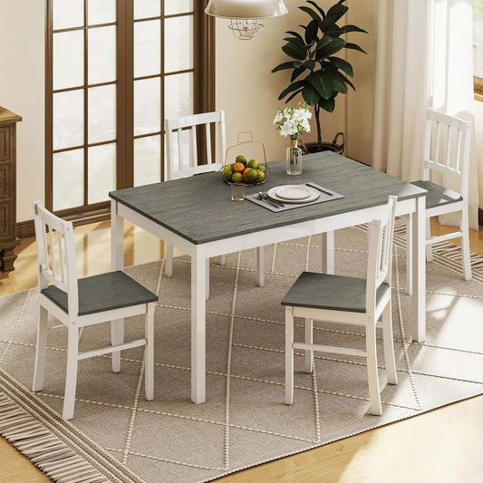 5-Piece Farmhouse Kitchen Table Set