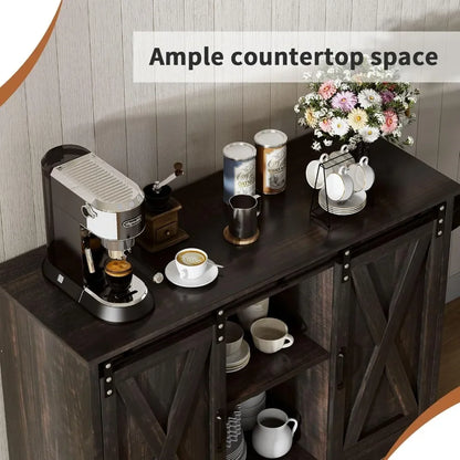 Farmhouse Style Sideboard Buffet or Coffee Bar