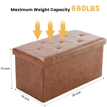 Ottoman Storage Bench for Bedroom or Living Room