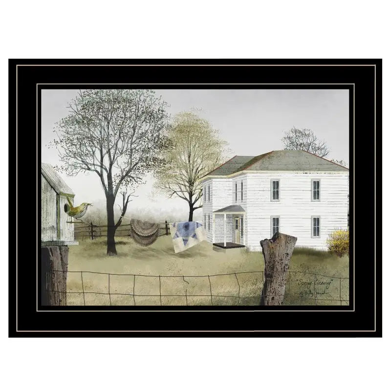 Spring Cleaning Framed Print, Ready to Hang